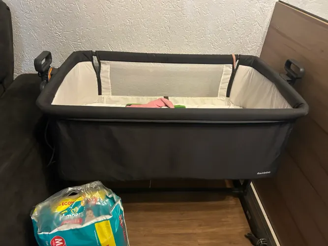 Berço acoplado + panpers pants 112 fraldas lacrada