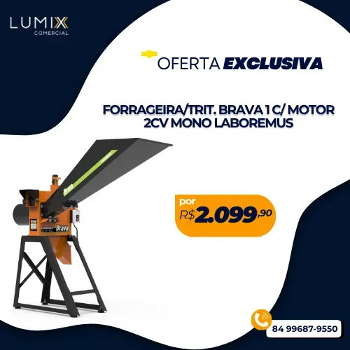 FORRAGEIRA/TRITUR. BRAVA 1 C/ MOTOR 2CV MONO LABOREMUS