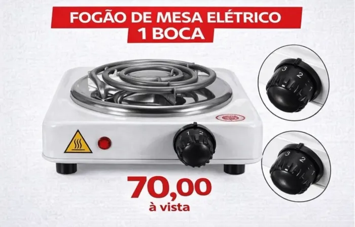 Fogão elétrico (1 boca)