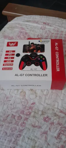 Controle gamer AL-G7 semi novo Bluetooth 
