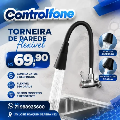 Torneira flexível