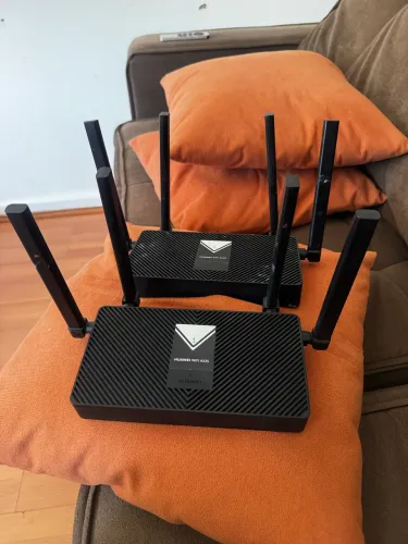 Kit 2 Roteadores Huawei AX3S Wi-Fi 6 Mesh Gigabit