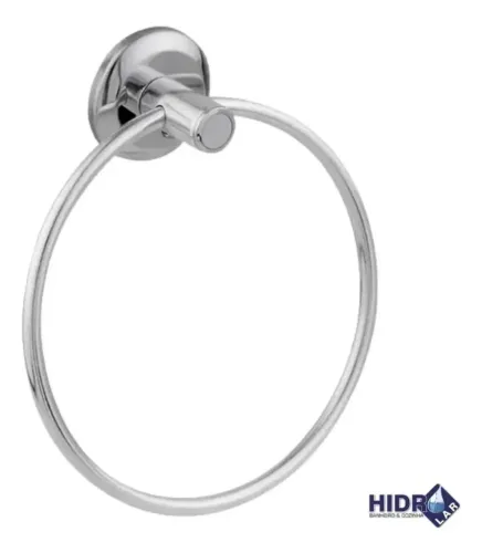 Porta toalha tipo Argola aço inox - Novo a pronta entrega