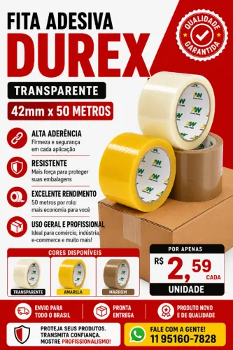 FITA ADESIVA DUREX 42mmx50m ?      