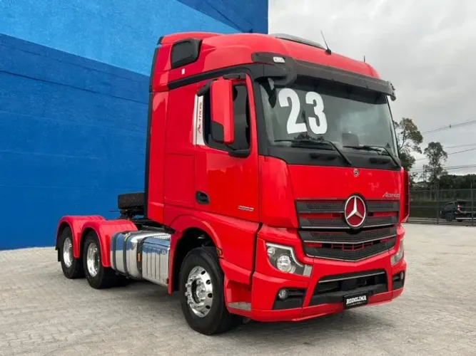 Mercedes Benz Actros 2653 6x4 ano 2023/2023 Vermelho Mb