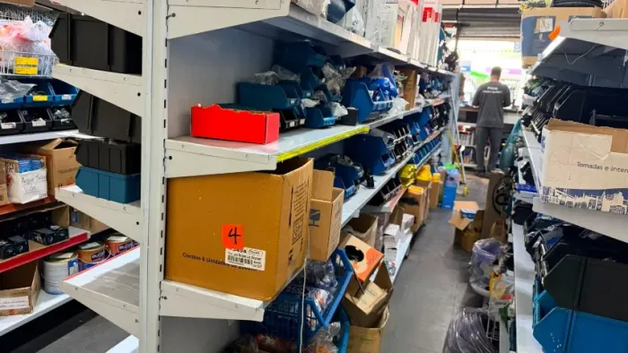 Prateleiras Metálicas Modulares Usadas 15 metros lineares