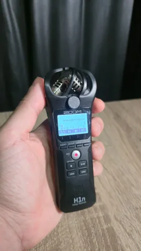 Gravador Digital Zoom H1n (Atenção ao Detalhe na Descrição)