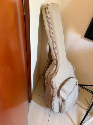 Capa bag mochila alcochoada super luxo top para violão folk