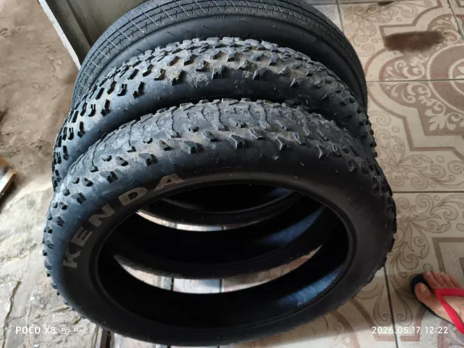 Pneu kenda 20x4.0 para bicicleta elétrica inow e outras