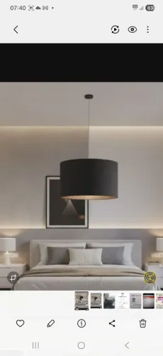 Vendo luminária para quarto,sala,para 03 lâmpadas,preto,0 40x0,40cm de dianetro