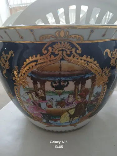 Vaso porcelana Chinesa de luxo