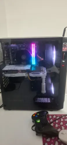 PC GAMER Ryzen 5/ RX White 6600 8gb/ 16gb RAM XPG RGB