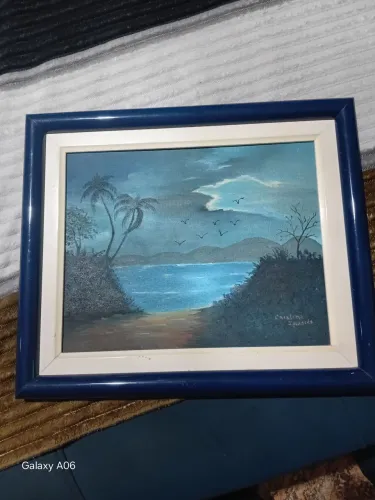 Quadro antigo paisagem