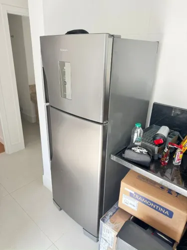 Geladeira Panasonic Frost Free 435l aço escovado - 110V