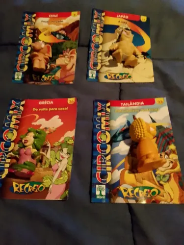 Bonecos circomix+ gibi números 8 11 23 e 26.