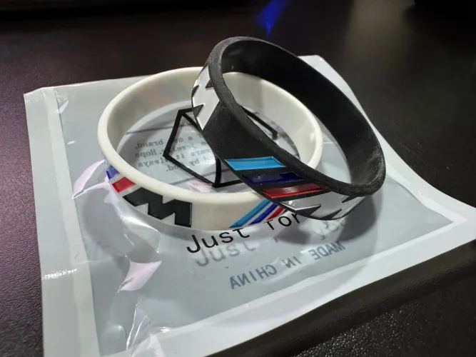 Pulseira silicone BMW M Competition Performance 17cm