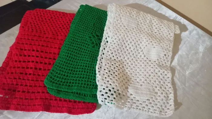 Pana de cabeça de crochê