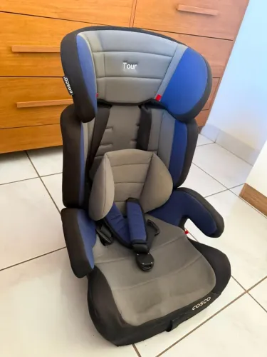Cadeirinha Cosco Kids, Tour, 9 a 36 Kg, Cinza e Azul