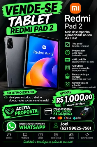 Tablet redmi pede 2