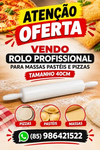 ROLO PROFISSIONAL PARA MASSAS