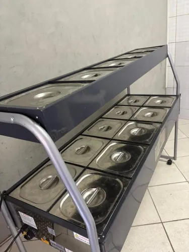 Self service 10 cubas quentes 5 frias 220v semi novo 