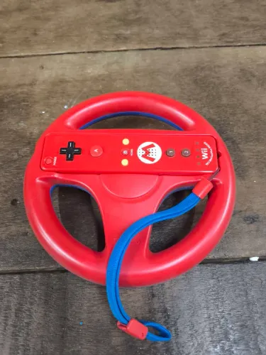 Controle Wii edição Mario e volante originais