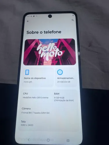 Motorola G15 256gb