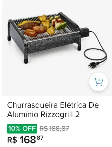 Vendo churrasqueira elétrica usada apenas 2 vezes