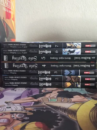 Manhwa Solo Leveling Volume 01 ao 07.