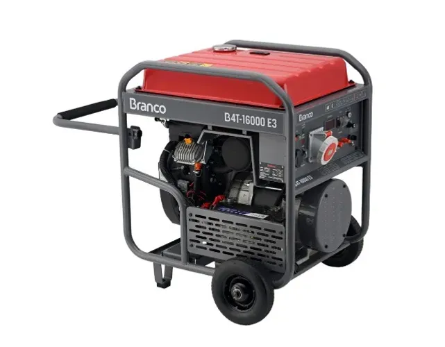 Gerador a Gasolina Branco B4T-16000 E3 380V Monofasico e Trifásico
