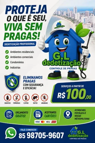 Dedetização em fortaleza e região 