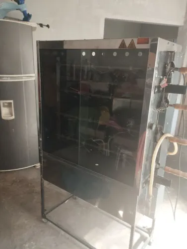 Assadeira de frango eletrica 20 frangos churrasqueira elétrica