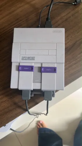 Super nitendo Classic edition Snes mini com cabos e controle (usado)