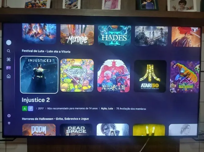 SmartTV Samsung UHD Crystal 58 polegadas. ACEITO CARTÃO!!