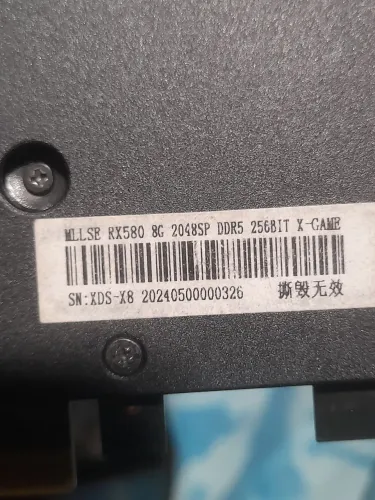 Placa de vídeo RX580 4GB 
