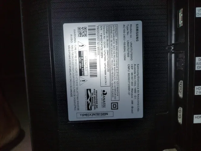 Tv para retirada de peças 