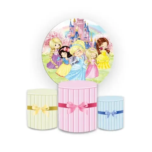 Aluguel de Kits de Decoração - tema Princesas Baby