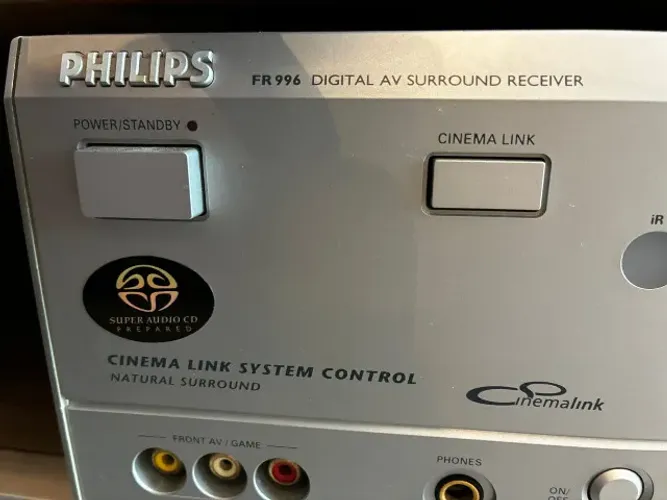 Receiver AV Philips FR 996 - completo em estado de novo