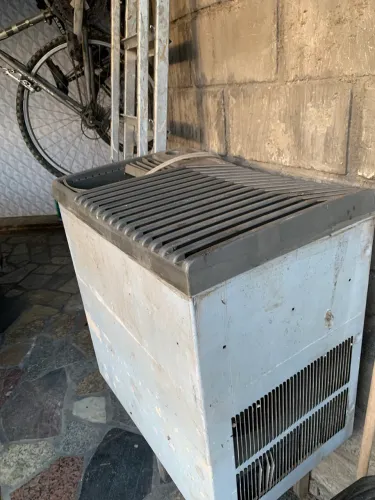 Ar condicionado potente funcionando. Springer 10500 Muito Potente