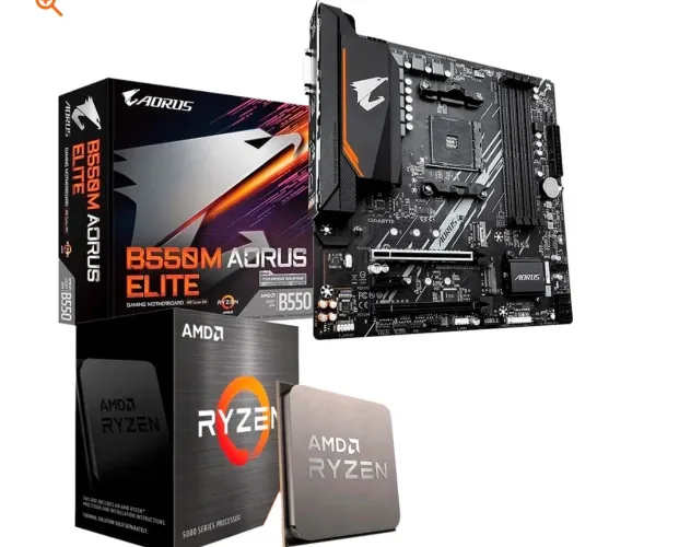 Kit Ryzen 7 5700x + Aorus elite b550M + 2x8 Ram 3000mhz