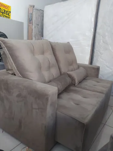 Sofá retrátil 2 lugares