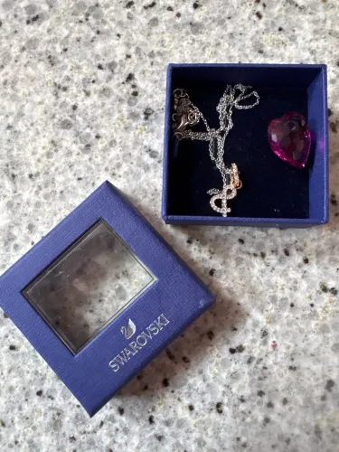 Colar Swarovski pendentes dia dos namorados 