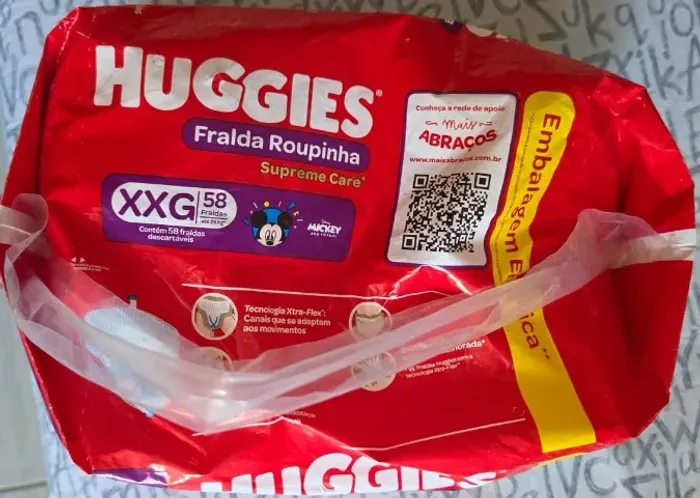 FRALDAS ROUPINHA - HUGGIES -XXG|58