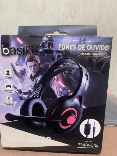 Fone de ouvido headset novo 