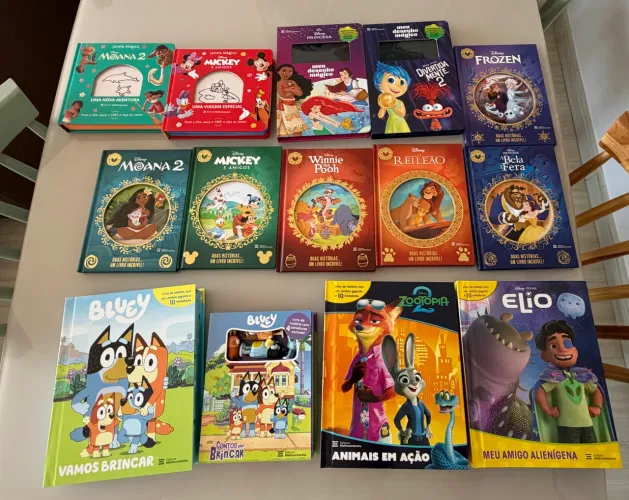 Lote de 14 livros Disney