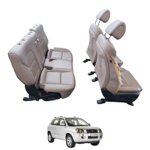 Jogo Banco S/bolsa S/encosto Cabeça  New Tucson 2017 A 24 Bege