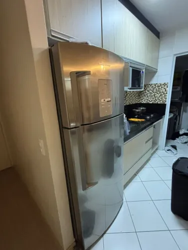 Geladeira Brastemp inox Frost Fre painel digital gelando perfeitamente vendo e entrego