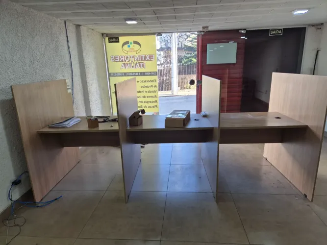 Mesa de atendimento escritorio