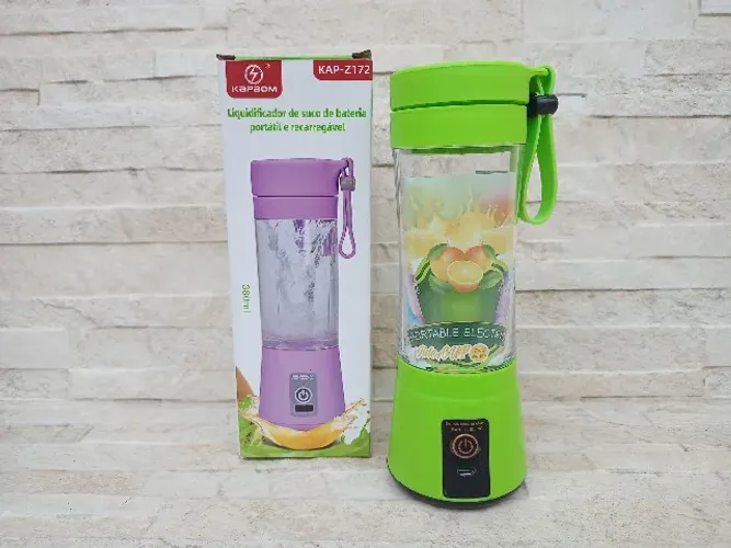 Liquidificador Portátil 6 Lâminas Recarregável