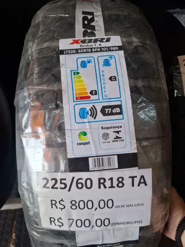 PNEU 225/60/18 TA XBRI BRUTUS R$ 699,99 NO PIX